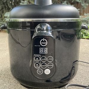 Imusa 5qt Electric Stainless Steel Digital Pressure Cooker